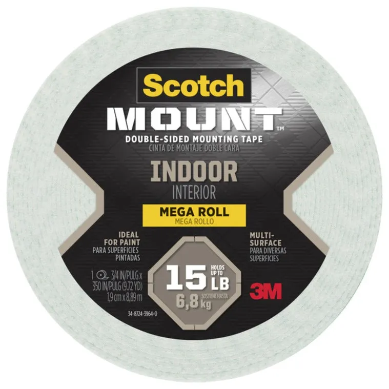 3M Scotch-Mount Double-Sided Foam Mounting Tape