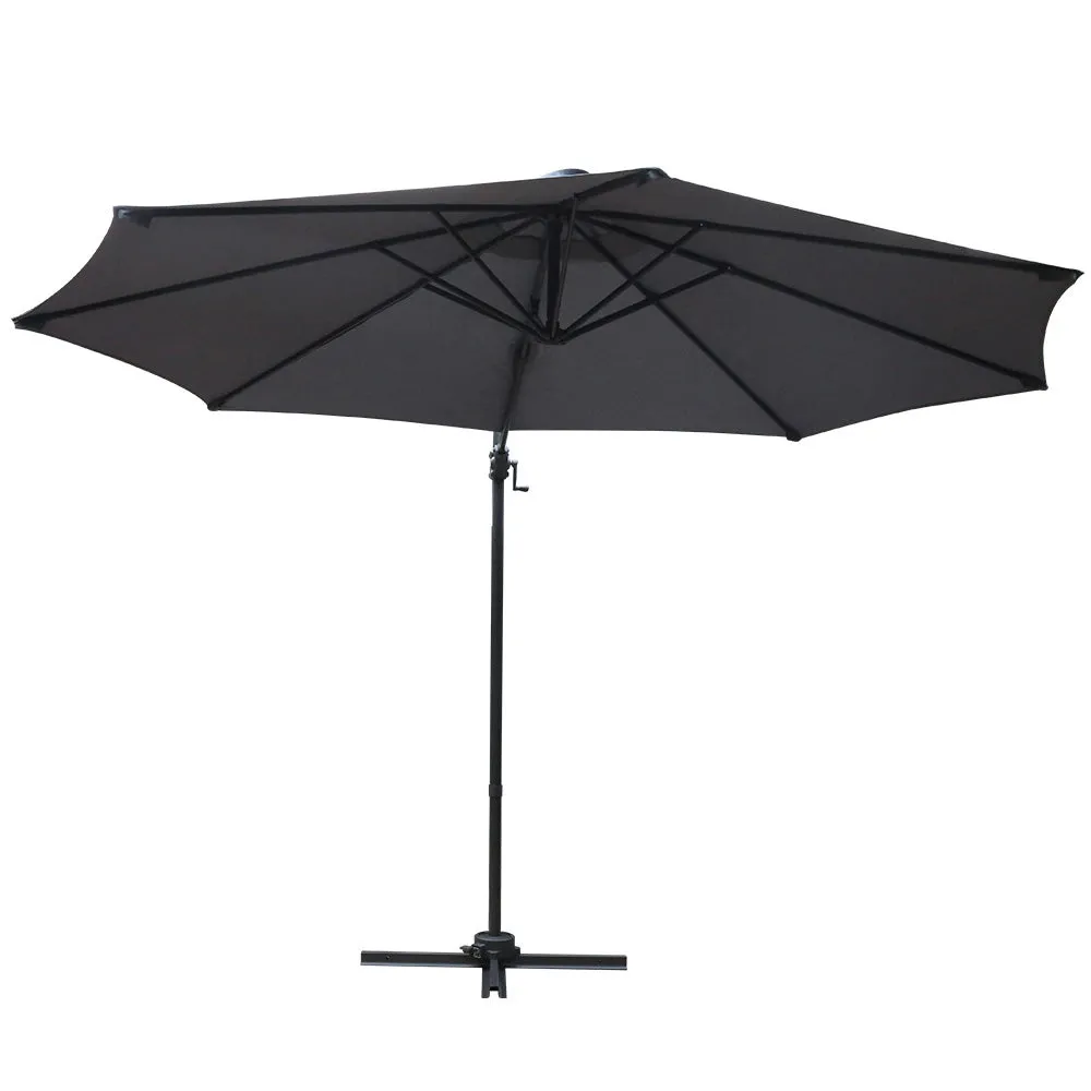 3m UV50  Rotatable Outdoor Umbrella Cantilever Instahut