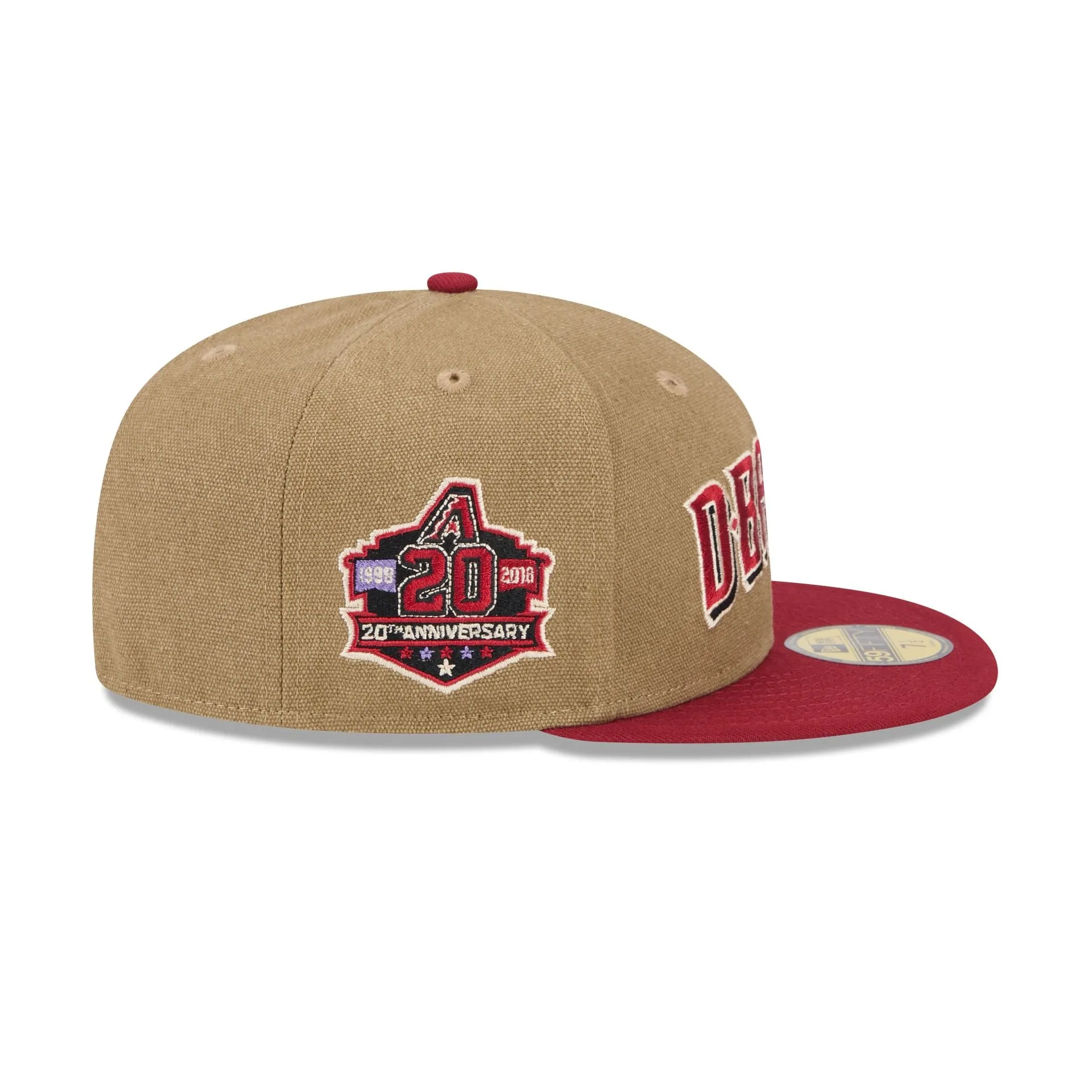 Arizona Diamondbacks Canvas Crown 59FIFTY Fitted Hat