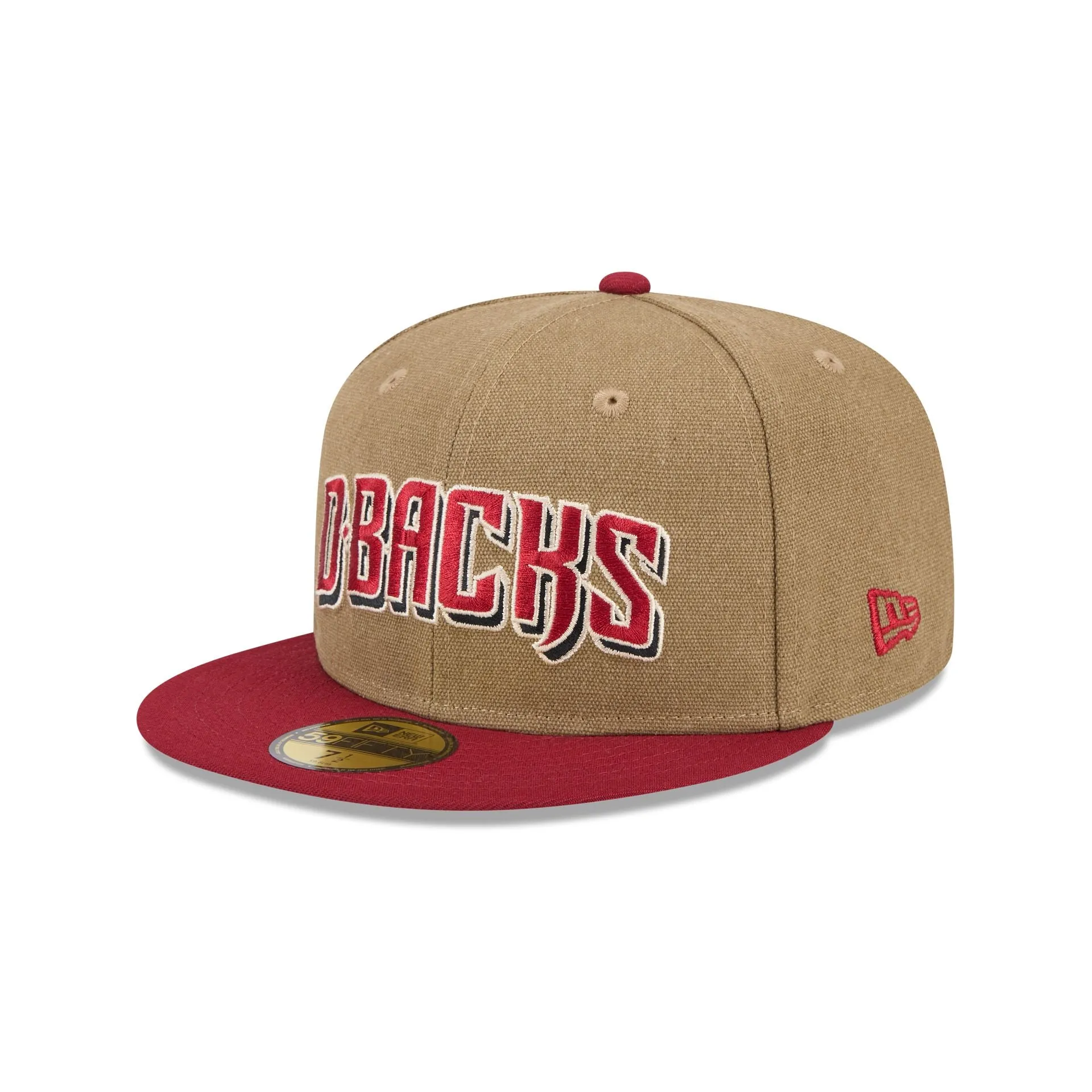 Arizona Diamondbacks Canvas Crown 59FIFTY Fitted Hat