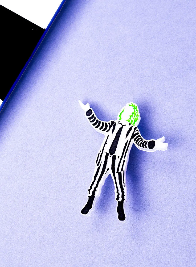 Beetlejuice Suit Brooch