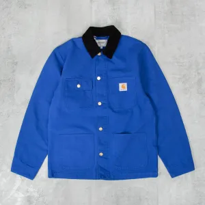 Carhartt WIP Michigan Rinsed Chore Coat - Lazurite / Black