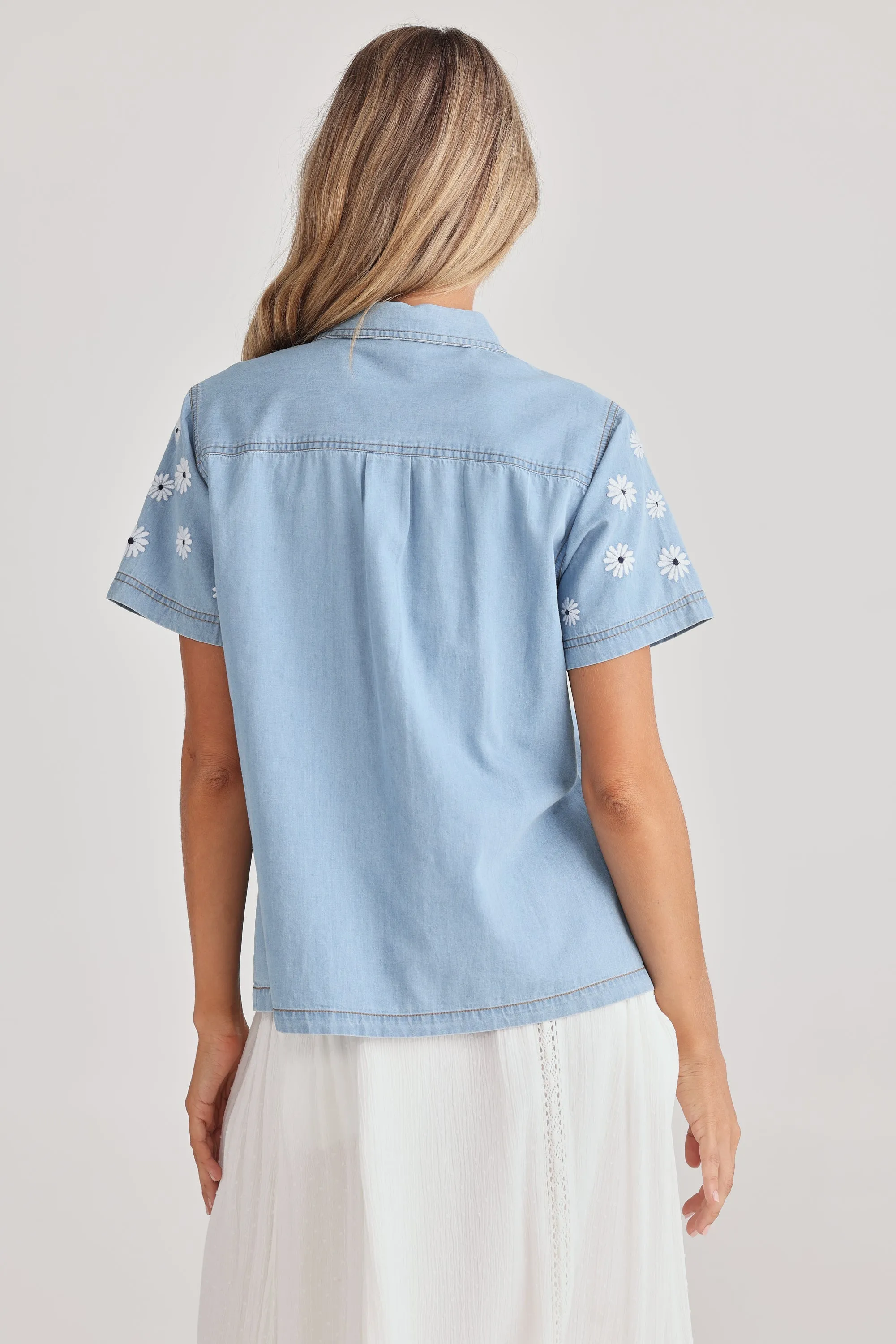 CeCe Denim Shirt - Light Denim