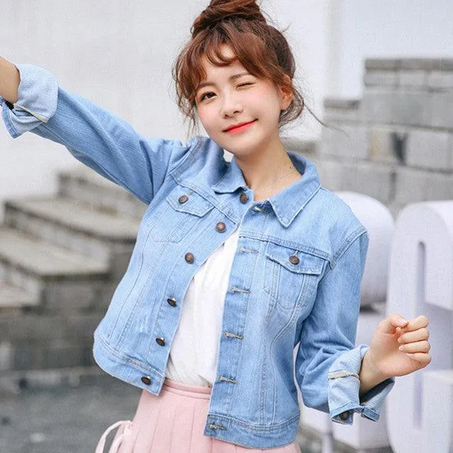 Classic Denim Jacket in Blue