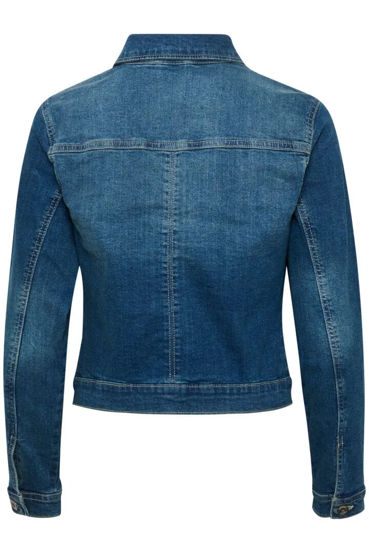 CLASSIC STRETCH BLUE DENIM JACKET