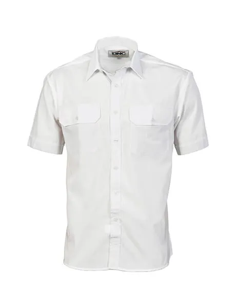 DNC Polyester Cotton S/S Work Shirt (3211)