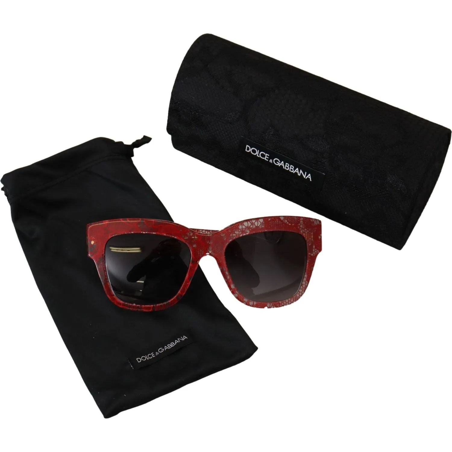 Dolce & Gabbana Chic Sicilian Lace Tinted Sunglasses