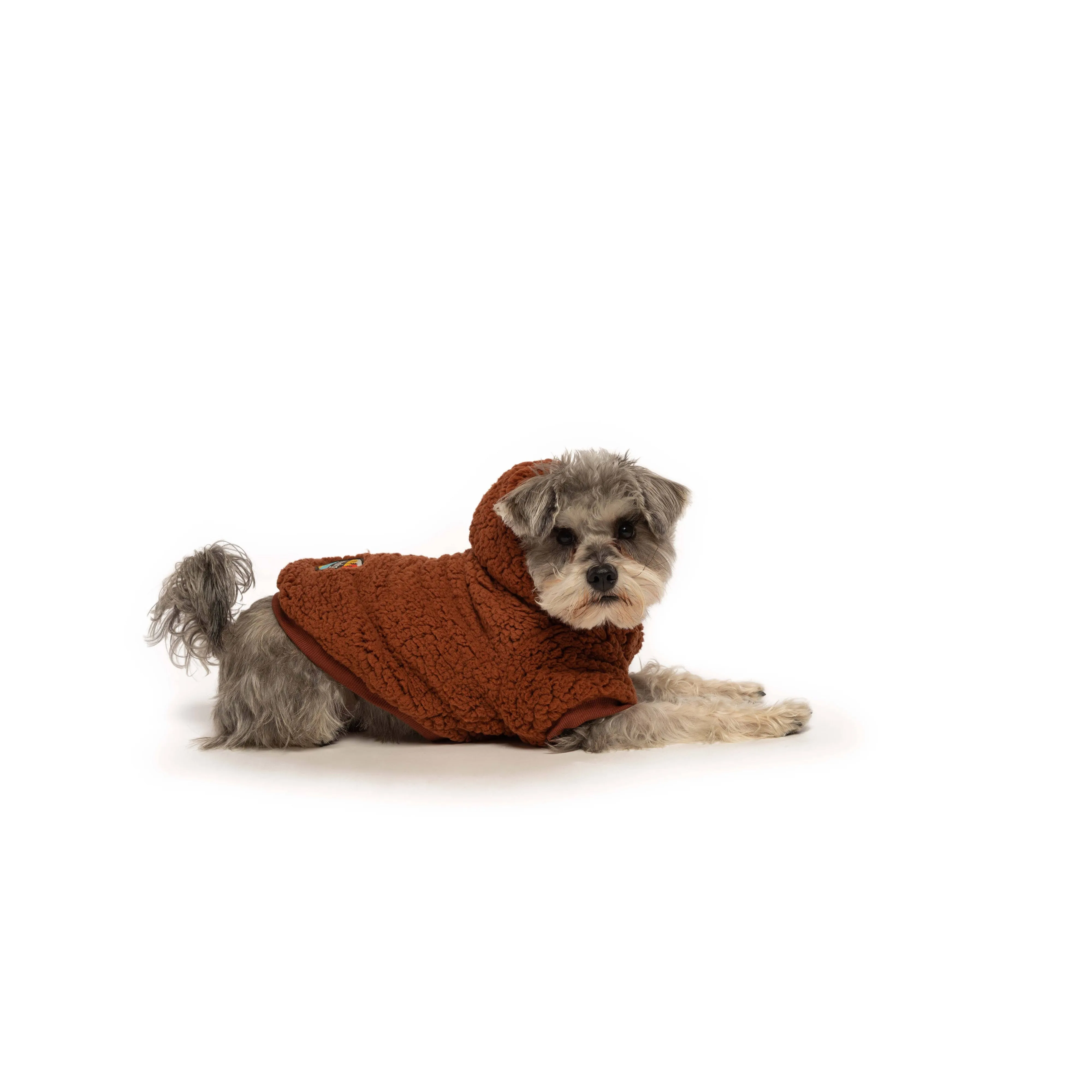 Fabdog | Rust Sherpa Dog Hoodie