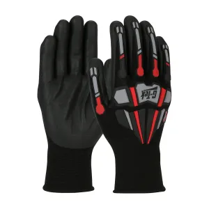 Gtek 34-MP150 Seamless Knit Nylon with Impact Protection and Nitrile Coated Foam Grip Safety Glove (One Dozen)