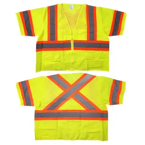 High Visibility Safety Waistcoat - Yellow XL