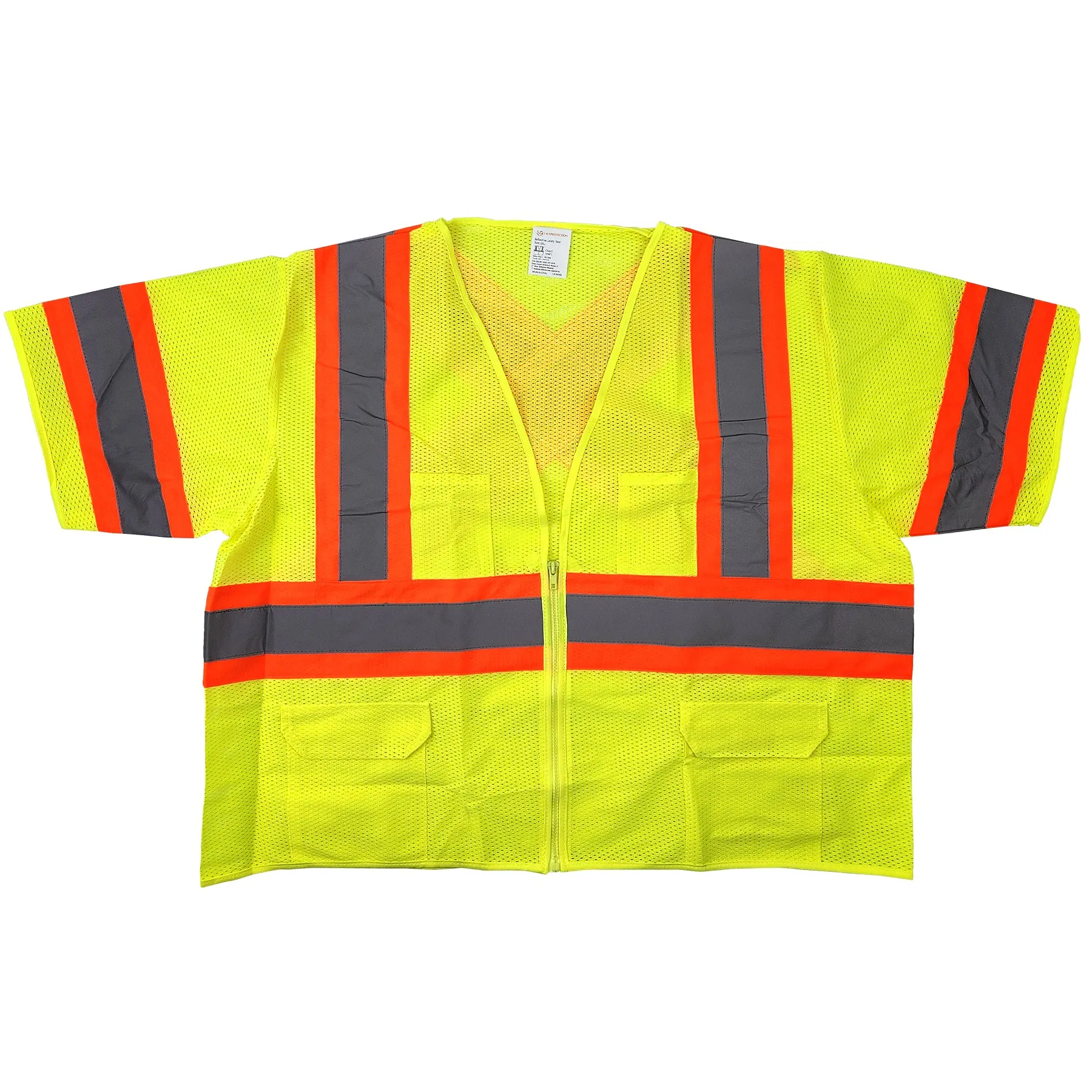 High Visibility Safety Waistcoat - Yellow XL