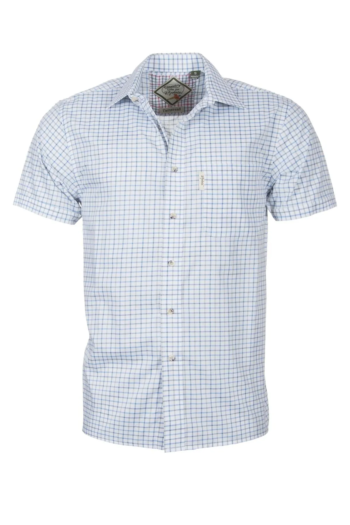 Men's Short Sleeved Check Shirts