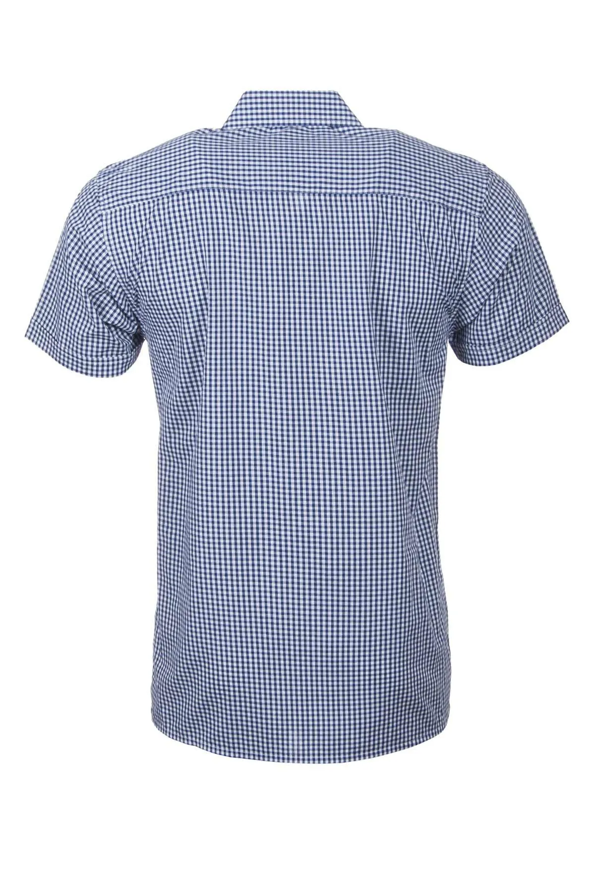 Men's Short Sleeved Check Shirts