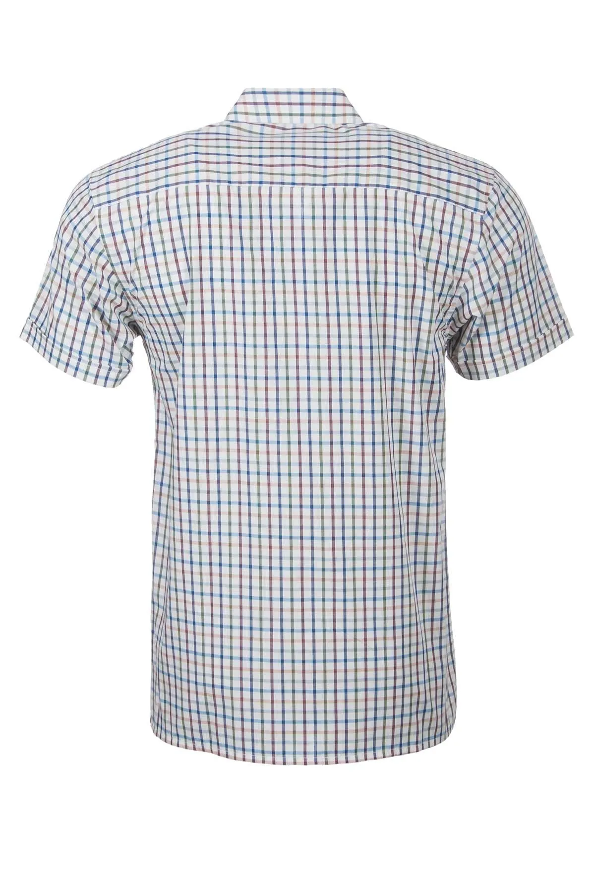 Men's Short Sleeved Check Shirts