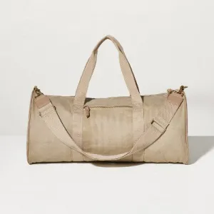 New - Canvas Travel Duffel Bag Khaki - Hearth & Hand with Magnolia