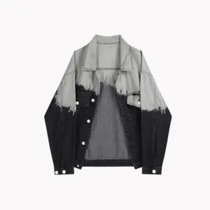 Pre Order:  Two-Tone Gradient Loose Fit Jacket