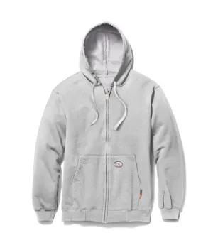 Rasco FR Gray Zip Front Hoodie W/ Detachable Hood