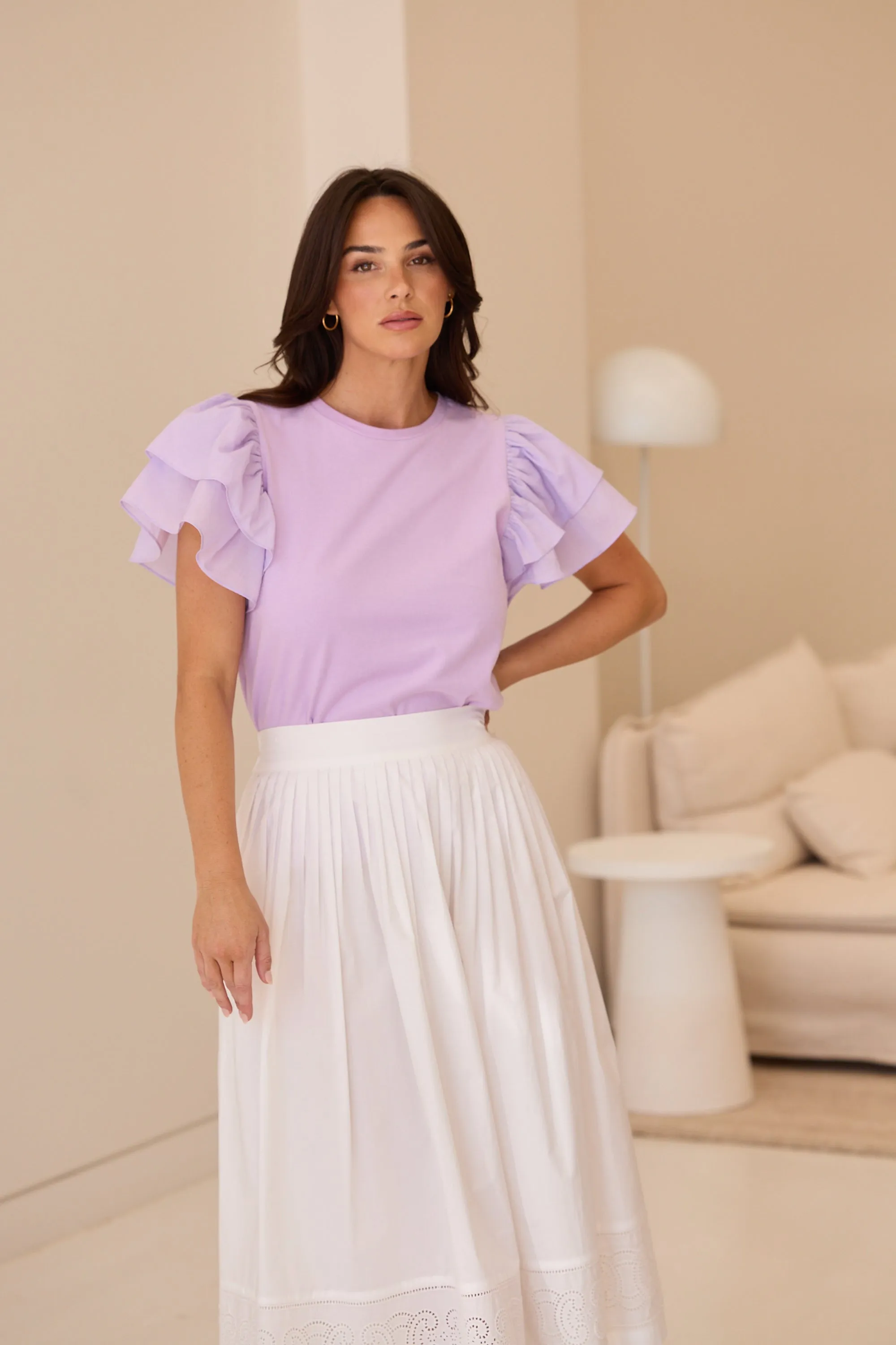 SALE - Gigi Tee - Lilac