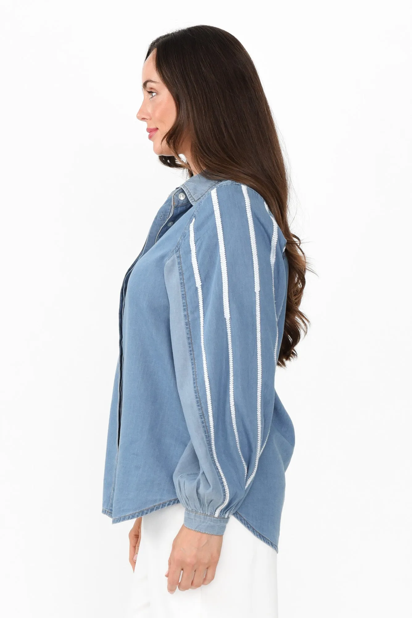 Stella Blue Denim Shirt