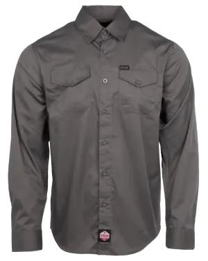 WorkForce Long Sleeve Work Shirt - Charcoal