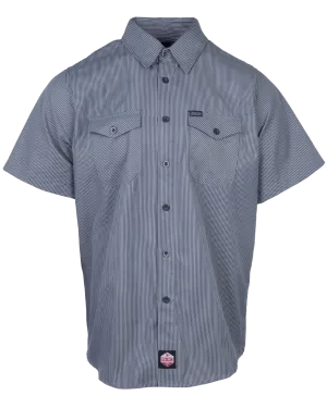 WorkForce Short Sleeve Work Shirt - Charcoal & Navy